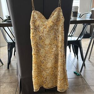 Sabo Skirt Gold Sequin Mini Dress